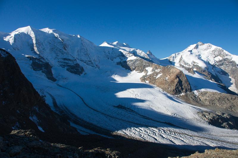 160926_0855_T06979_Bernina_hd.jpg - Piz Palü, Bellavista, Piz Bernina und Vadret Pers