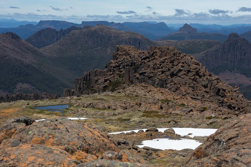 121222_1230_A06011_Pelion-KiaOra.jpg - Mt. Ossa (Gipfel) - höchster Punkt Tasmaniens!